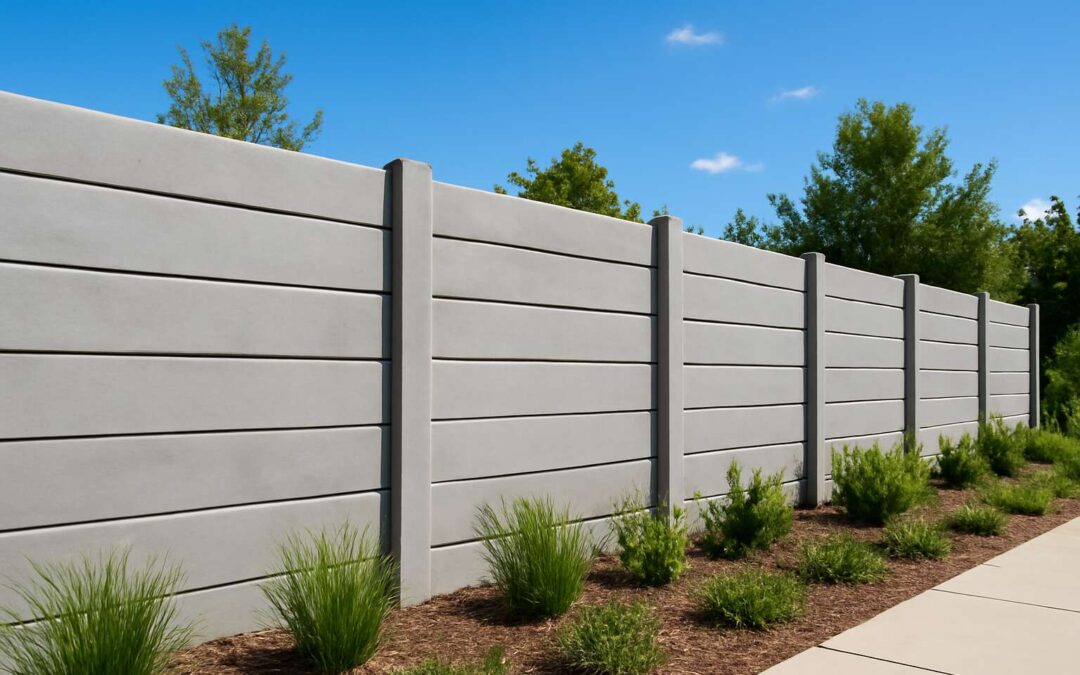 Enhance your security and curb appeal with precast concrete fencing silverglen.