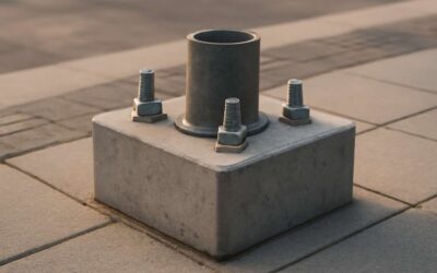Durable precast concrete light pole base delivers safer streets and easier installation.
