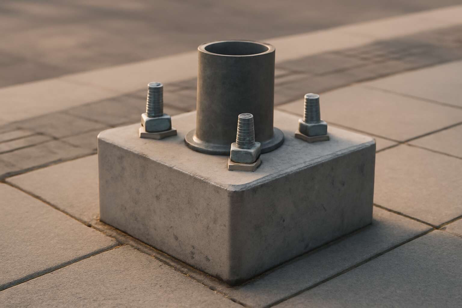 Durable precast concrete light pole base delivers safer streets and ...