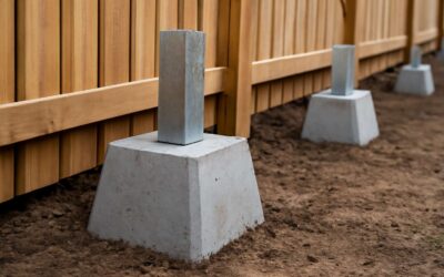 Upgrade your fencing with precast concrete footings for fence posts for lasting stability.