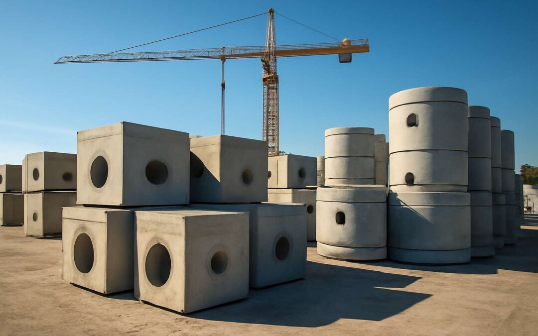 Discover precast concrete utility structures: faster, stronger, smarter infrastructure.